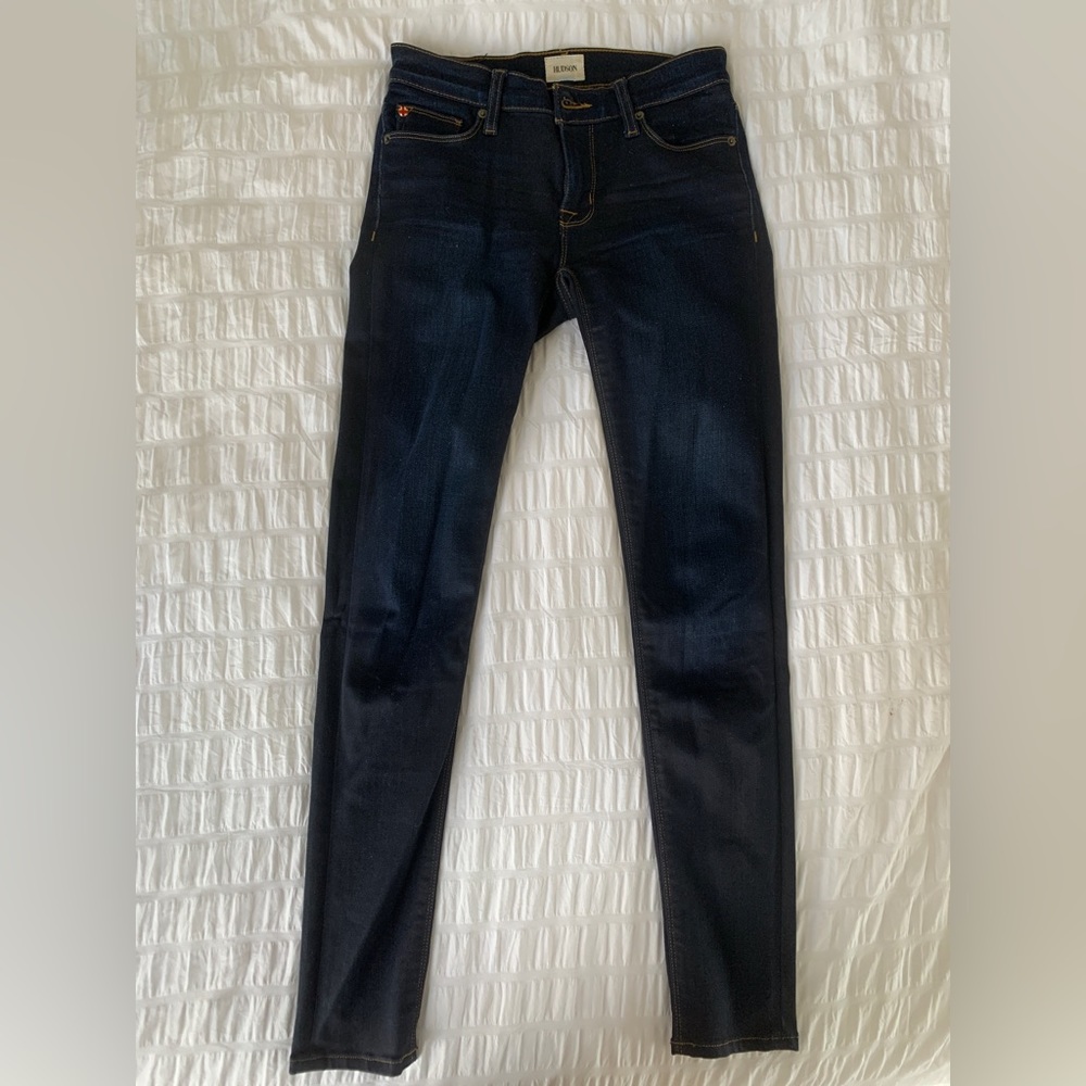 Dark Wash Hudson Skinny Jeans